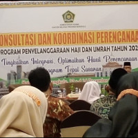 Kasi Haji Kemenag Kota Ikuti Konsultasi dan Koordinasi Perencanaan Program Penyelenggaraan Haji dan Umrah Tahun 2020