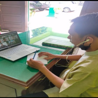 Tingkatkan Integritas di Masa Pandemi, Humas Kemenag Kota Ikuti KIIS Via Zoom Meeting