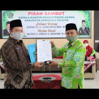 Dilantik Menjadi Ka. Kan Kemenag Bengkulu Selatan Dr.H. Junni Muslimin, MA , Saya Tinggal Melanjutkan