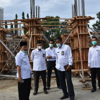 Sidak Lagi, Kakanwil Kemenag Instruksikan Kontraktor Kebut Proyek Revitalisasi Asrama Haji Bengkulu