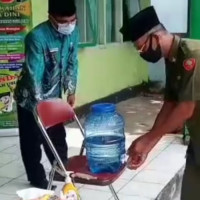 KUA Perbatasan Sumsel  Juga Giat Terapkan 5M