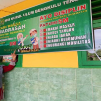 Sambut Instruksi Menag RI, MIS Nurul Ulum Benteng Sosialisasikan Prokes 5M