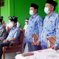 HUT Kabupaten Dan Kecamatan KUA Sungai Rumbai Baca Doa