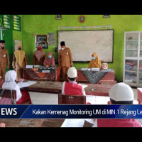 Kakan Kemenag RL Monitoring UM di MIN 1 RL