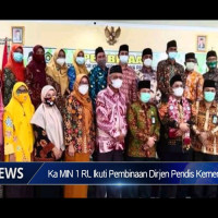 Kepala MIN 1 RL Ikuti Pembinaan Dirjen Pendis Kemenag RI