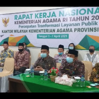 Hari Kedua Rakernas, Ka.kan Kemenag BU Apresiasi Tingkat Kepuasan Layanan KUA Kecamatan