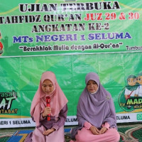 Tangis Haru Menyelimuti Acara Ujian Terbuka Tahfidz Quran Angkatan II MTs N 1 Seluma