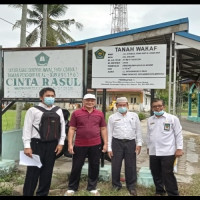 Percepat Sertifikasi Tanah Wakaf, Kemenag Kota Tinjau Masjid