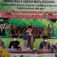 Pelepasan Siswa/I kelas IX MTsN 1 Bengkulu Selatan, Khidmat dan Meriah