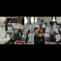 Tingkatkan Amalan Ibadah di Bulan Suci Ramadan, DWP Kemenag Bengkulu Selatan Ikuti Tadarus Khataman Al Quran secara Virtual