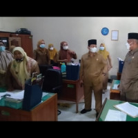 Sidak Usai Libur Lebaran, Kakanwil Apresiasi Semangat Kinerja PNS Kemenag Kota