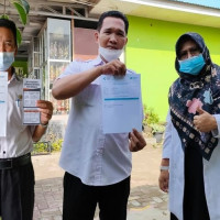 MAN 2 Kota Bengkulu Ikuti Vaksinasi Covid-19 Tahap 1