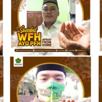 Manfaatkan Twibbon, MTsN 2 Mukomuko Turut Aktif Kampanyekan #PrayFromHome di Media Sosial