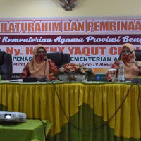 Pembinaan Dan Silaturahmi, Ny.Eni Yaqut Cholil Pesan DWP Kemenag Bengkulu Harus Tetap Semangat