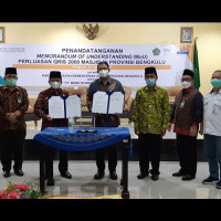 Dorong 2000 Masjid Go Digital, Kanwil  Kemenag Bengkulu dan BSI Jalin Kerjasama