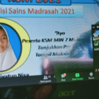 Dukung Kesuksesan KSM Provinsi, Kepala MIN 7 Mukomuko Ikuti Rapat Persiapan KSM Via Zoom