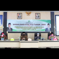 Kantor Kementerian Agama Kabupaten Bengkulu Selatan Sosialisasi KMA 660 Tahun 2021 Kepada Calon Jemaah Haji