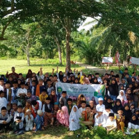 Hari Santri Nasional, Ratusan Santri di Kecamatan Tanjung Kemuning Pawai