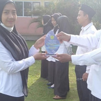 MTsN 2 Mukomuko Terima Cendera Mata Dari Mahasiswa PPL UST Yogyakarta