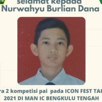 JUARAI KOMPETISI PAI PADA  ICON FEST MAN IC BENGKULU TENGAH