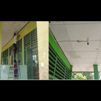 Tingkatkan Keamanan Madrasah, MTs Negeri 1 Bengkulu Selatan Pasang CCTV   