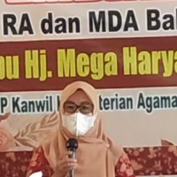 Kunjungi RA Babul Jannah, DWP Kanwil Bina Guru Dan Serahkan Bantuan Alat kesehatan