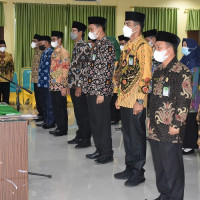 Lantik 28 Pejabat, Kakanwil Minta ASN Kembangkan Potensi Diri