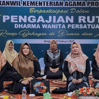 Pengajian Virtual DWP,Ustad Hanafi Sampaikan 7 Kunci Bahagia