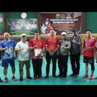 Wakil Bengkulu,  Melaju Ke 4 Besar  di Open Turnamen Badminton Kakanwil Cup