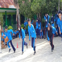 Pelaksanaan Ujian Praktek Penjas Siswa MTsN 2 Kota Bengkulu