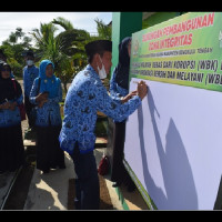 Dukung Pembangunan Zona Integritas, ASN Kemenag Benteng Bubuhi Tanda Tangan