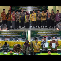 Pembuatan Sertifikat Tanah Wakaf, Kemenag Seluma dengan BPN Seluma Tanda Tangan Nota Kesepahaman