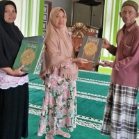 Sambut Ramadhan, PAI KUA Selupu Rejang Pelopori Gerakan Wakaf Al-Qur’an