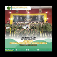 MAN 1 Kota Bengkulu Rauh Juara 3 Festival Senandung Asmaul Husna