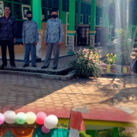 Kamad MTsN 2 Mukomuko Tinjau Lokasi Rencana Pembuatan Musholla Bahrul Ulum