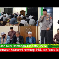 Kemenag, MUI, dan Polres BU Lakukan Safari Ramadan Bersama