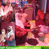 Peduli Duafa, DWP Kemenag BU Berbagi Sembako