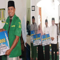 Safari Ramadhan 1443 H Kabupaten Seluma, Ka. Kanwil Kemenag Provinsi Bengkulu Salurkan Bantuan