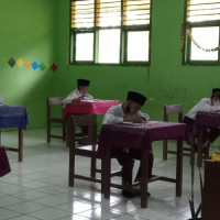 MIN 7 Mukomuko Melaksanakan Ujian Madrasah Tahun Ajaran 2021/2022