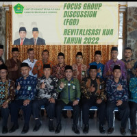 Buka FGD Revitalisasi KUA, Kakan Kemenag RL Beri Pesan