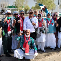 2 Hari Jelang Ke Mekkah, JCH Bengkulu Ziarah ke Raudhoh