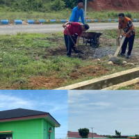 Ciptakan Lingkungan Kerja yang Bersih dan  Nyaman, Ka.KUA Ketahun Gotong Royong