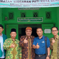 Ka. KUA Singaran Pati Terima Mahasiwa PPL UIN FAS