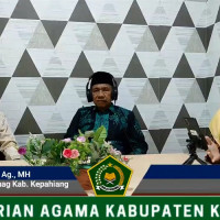 Jalin Sinergitas Program Kerja, Kemenag Kepahiang Gelar Live Podcast