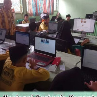 Berjalam Lancar, UNBK di MIN 1 RL DiIkuti 30 Siswa