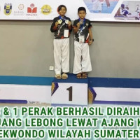 Kejurnas Taekwondo, 2 siswa MIN 1 RL Raih 1 Emas dan 1 Perak