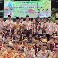 Kakan Kemenag Bengkulu Selatan Membuka Secara Resmi, Perkemahan Pramuka MI ke-1