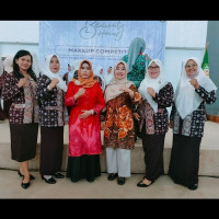 Meriahkan HUT DWP Provinsi Ke-23,DWP Kanwil Kemenag Ikut Makeup Competition