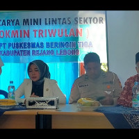 Kepala KUA Sindang Kelingi, Kupas Percepatan Penanganan Stunting  dalam Lokakarya Mini Lintas Sektoral