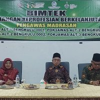 Buka Bimtek PKB, Kakanwil Tekankan Pengawas Madrasah Tingkatkan Pengembangan Diri